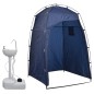 vidaXL Lavabo portátil para camping con tienda de campaña 20 L