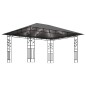 vidaXL Cenador con mosquitera tira luz LED antracita 4x3x2,73m 180g/m² vidaXL Cenador con mosquitera tira luz LED antracita 4x3x2,73m 180g/m²