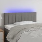 vidaXL Cabecero con LED de tela gris oscuro 80x5x78/88 cm vidaXL Cabecero con LED de tela gris oscuro 80x5x78/88 cm