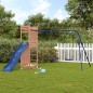 vidaXL Parque infantil de exterior madera maciza Douglas