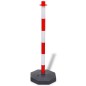 vidaXL Juego de 4 postes de barrera cadena de plástico 10 m cada una vidaXL Juego de 4 postes de barrera cadena de plástico 10 m cada una