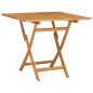 vidaXL Conjunto de comedor de jardín 5 piezas madera maciza de teca