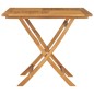vidaXL Conjunto de comedor de jardín 5 piezas madera maciza de teca