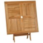 vidaXL Conjunto de comedor de jardín 5 piezas madera maciza de teca
