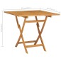 vidaXL Conjunto de comedor de jardín 5 piezas madera maciza de teca