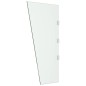 vidaXL Panel lateral puerta de carpa 2 piezas vidrio templado vidaXL Panel lateral puerta de carpa 2 piezas vidrio templado