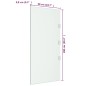 vidaXL Panel lateral puerta de carpa 2 piezas vidrio templado vidaXL Panel lateral puerta de carpa 2 piezas vidrio templado