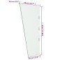 vidaXL Panel lateral puerta de carpa 2 piezas vidrio templado vidaXL Panel lateral puerta de carpa 2 piezas vidrio templado