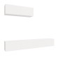 vidaXL Set de muebles de TV 3 piezas madera contrachapada blanco