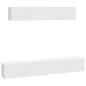 vidaXL Set de muebles para TV 4 piezas madera contrachapada blanco vidaXL Set de muebles para TV 4 piezas madera contrachapada blanco