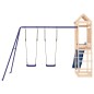 vidaXL Parque infantil de exterior madera maciza de pino vidaXL Parque infantil de exterior madera maciza de pino