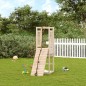 vidaXL Casa de juegos con rocódromo madera maciza pino vidaXL Casa de juegos con rocódromo madera maciza pino