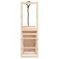 vidaXL Casa de juegos con rocódromo madera maciza pino vidaXL Casa de juegos con rocódromo madera maciza pino