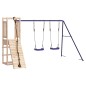 vidaXL Parque infantil de exterior madera maciza de pino