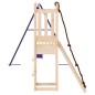 vidaXL Parque infantil de exterior madera maciza de pino