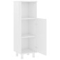 vidaXL Juego muebles de baño 3 pzas madera de ingeniería blanco brillo