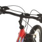 vidaXL Bicicleta montaña 21 velocidades 26 pulgadas rueda 49 cm rojo vidaXL Bicicleta montaña 21 velocidades 26 pulgadas rueda 49 cm rojo
