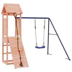 vidaXL Parque infantil de exterior madera maciza Douglas