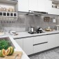 vidaXL Láminas autoadhesivas muebles 2 uds PVC blanco 500x90 cm vidaXL Láminas autoadhesivas muebles 2 uds PVC blanco 500x90 cm