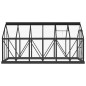 vidaXL Invernadero de vidrio gris antracita aluminio 155x298x191 cm vidaXL Invernadero de vidrio gris antracita aluminio 155x298x191 cm