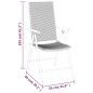 vidaXL Juego de comedor de jardín 5 piezas ratán sintético negro vidaXL Juego de comedor de jardín 5 piezas ratán sintético negro