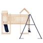 vidaXL Parque infantil de exterior madera maciza de pino vidaXL Parque infantil de exterior madera maciza de pino