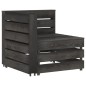 vidaXL Set de muebles de jardín 4 pzas madera de pino impregnada gris vidaXL Set de muebles de jardín 4 pzas madera de pino impregnada gris