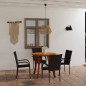 vidaXL Juego de comedor para jardín 5 piezas marrón vidaXL Juego de comedor para jardín 5 piezas marrón