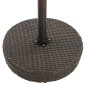 vidaXL Conjunto de bar para jardín 5 piezas ratán sintético marrón vidaXL Conjunto de bar para jardín 5 piezas ratán sintético marrón