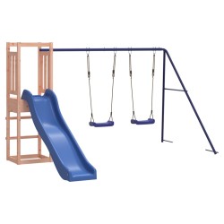 vidaXL Parque infantil de exterior madera maciza Douglas
