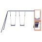 vidaXL Parque infantil de exterior madera maciza Douglas