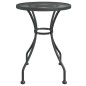vidaXL Set de comedor de jardín 3 pzas malla metal expandido antracita vidaXL Set de comedor de jardín 3 pzas malla metal expandido antracita