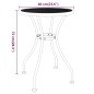 vidaXL Set de comedor de jardín 3 pzas malla metal expandido antracita vidaXL Set de comedor de jardín 3 pzas malla metal expandido antracita