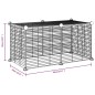 vidaXL Jaula para mascotas de 8 paneles acero negro 35x35cm vidaXL Jaula para mascotas de 8 paneles acero negro 35x35cm