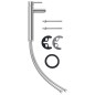 vidaXL Lavabo con grifo y tapón pulsador cristal templado esmerilado vidaXL Lavabo con grifo y tapón pulsador cristal templado esmerilado