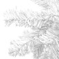vidaXL Árbol de Navidad artificial con luces y bolas blanco 240 cm vidaXL Árbol de Navidad artificial con luces y bolas blanco 240 cm