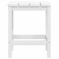 vidaXL Sillas de jardín Adirondack con reposapiés y mesa HDPE blanco vidaXL Sillas de jardín Adirondack con reposapiés y mesa HDPE blanco