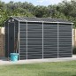 vidaXL Cobertizo de jardín acero galvanizado antracita 191x300x198 cm vidaXL Cobertizo de jardín acero galvanizado antracita 191x300x198 cm