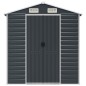 vidaXL Cobertizo de jardín acero galvanizado antracita 191x300x198 cm vidaXL Cobertizo de jardín acero galvanizado antracita 191x300x198 cm