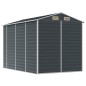 vidaXL Cobertizo de jardín acero galvanizado antracita 191x300x198 cm vidaXL Cobertizo de jardín acero galvanizado antracita 191x300x198 cm