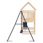 vidaXL Parque infantil de exterior madera maciza de pino vidaXL Parque infantil de exterior madera maciza de pino