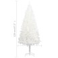 vidaXL Árbol de Navidad preiluminado con luces y bolas blanco 120 cm vidaXL Árbol de Navidad preiluminado con luces y bolas blanco 120 cm