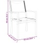 vidaXL Juego de comedor para jardín 9 piezas acero y textilene negro vidaXL Juego de comedor para jardín 9 piezas acero y textilene negro