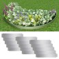 vidaXL Cercas para césped 15 piezas acero galvanizado 100x20cm vidaXL Cercas para césped 15 piezas acero galvanizado 100x20cm