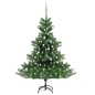 vidaXL Árbol de Navidad abeto Nordmann con LEDs y bolas verde 180 cm vidaXL Árbol de Navidad abeto Nordmann con LEDs y bolas verde 180 cm