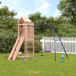 vidaXL Parque infantil de exterior madera maciza Douglas