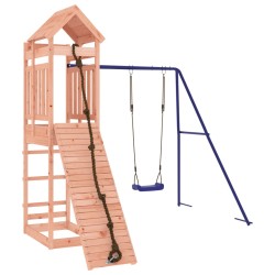 vidaXL Parque infantil de exterior madera maciza Douglas