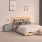 vidaXL Mesita de noche madera contrachapada gris Sonoma 100x35x40 cm vidaXL Mesita de noche madera contrachapada gris Sonoma 100x35x40 cm