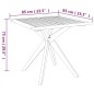 vidaXL Juego de comedor de jardín 3 piezas madera maciza de acacia