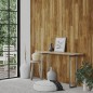 vidaXL Paneles de pared con aspecto de madera PVC marrón 4,12 m² vidaXL Paneles de pared con aspecto de madera PVC marrón 4,12 m²